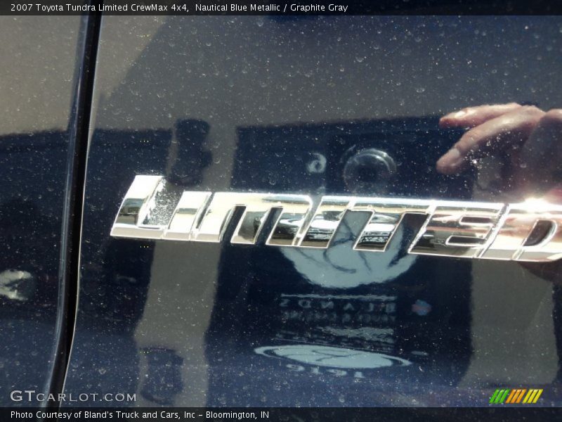 Nautical Blue Metallic / Graphite Gray 2007 Toyota Tundra Limited CrewMax 4x4
