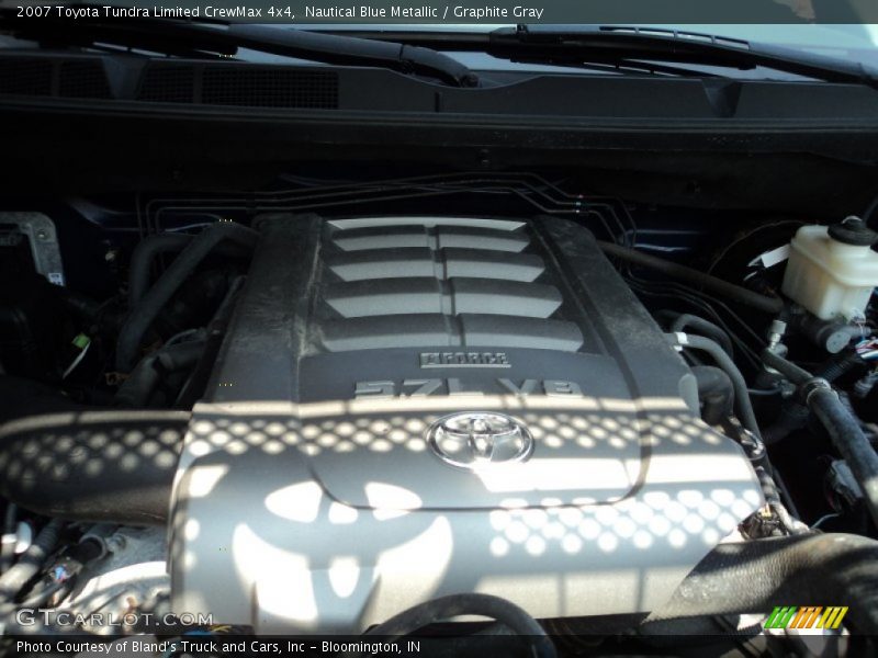 Nautical Blue Metallic / Graphite Gray 2007 Toyota Tundra Limited CrewMax 4x4