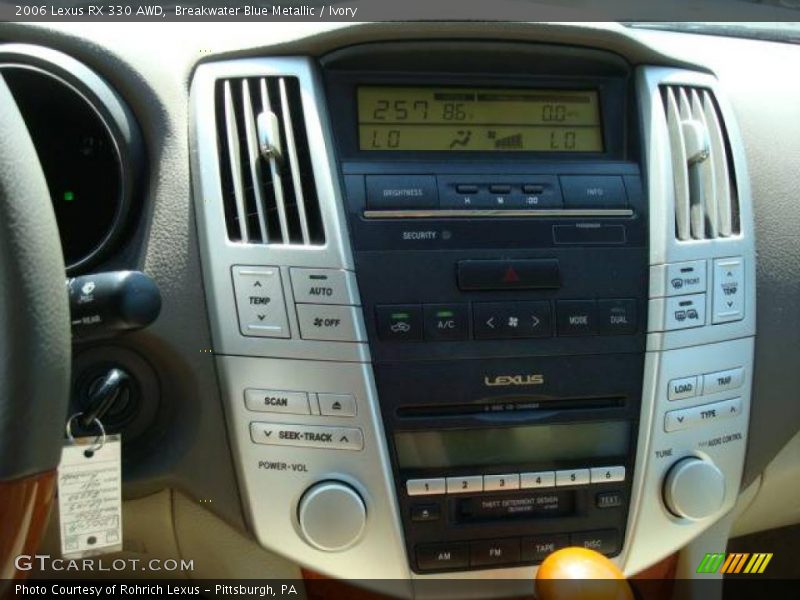 Breakwater Blue Metallic / Ivory 2006 Lexus RX 330 AWD