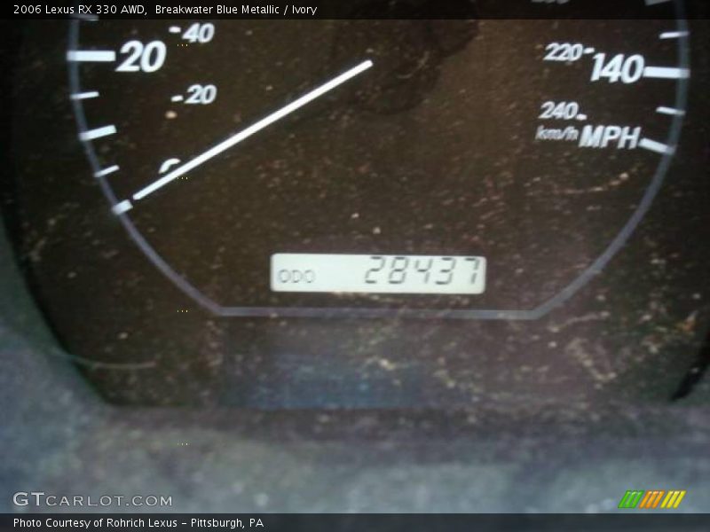 Breakwater Blue Metallic / Ivory 2006 Lexus RX 330 AWD