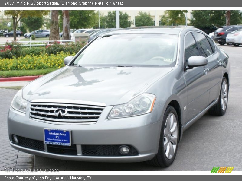Diamond Graphite Metallic / Wheat 2007 Infiniti M 35 Sport Sedan