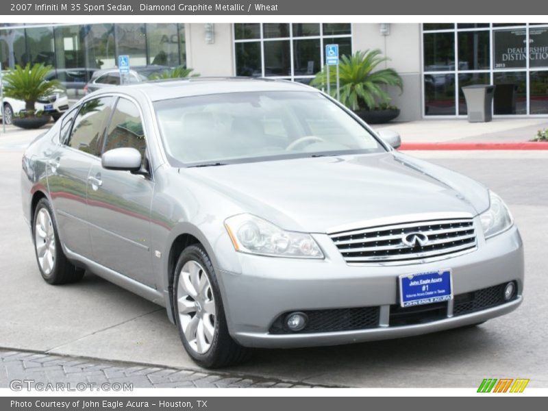 Diamond Graphite Metallic / Wheat 2007 Infiniti M 35 Sport Sedan