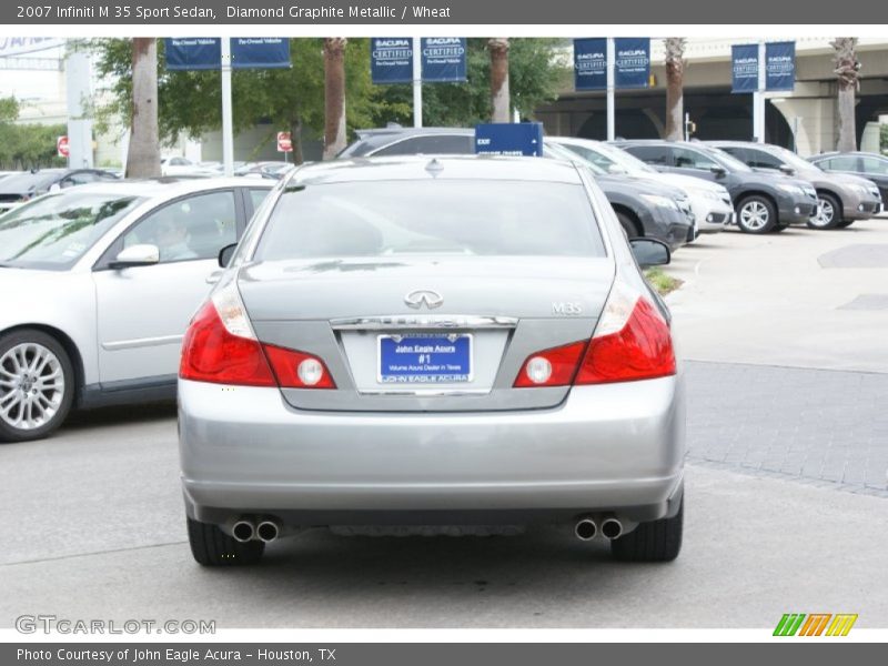 Diamond Graphite Metallic / Wheat 2007 Infiniti M 35 Sport Sedan