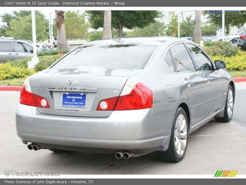 Diamond Graphite Metallic / Wheat 2007 Infiniti M 35 Sport Sedan