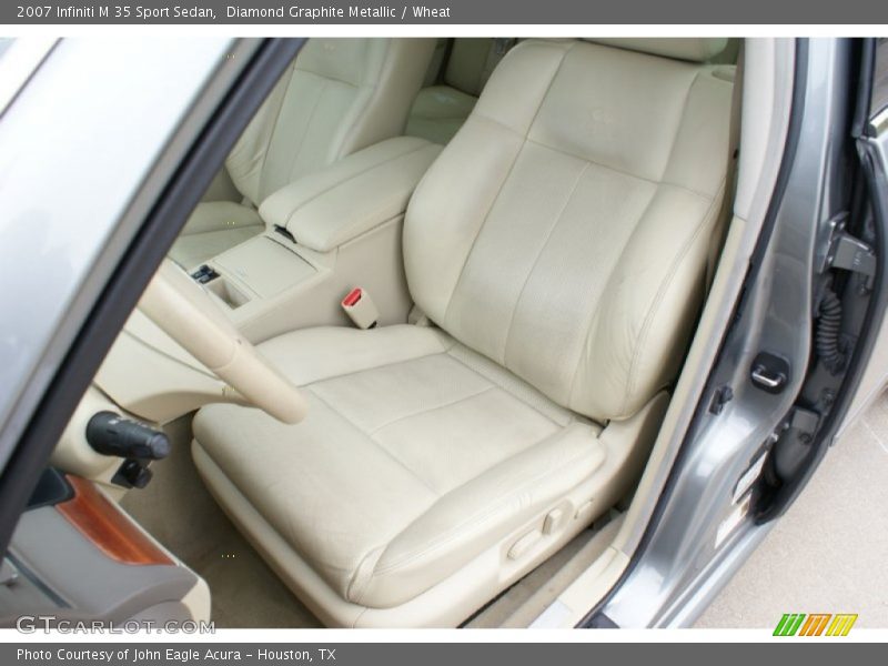 Diamond Graphite Metallic / Wheat 2007 Infiniti M 35 Sport Sedan