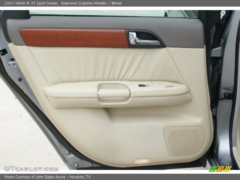 Diamond Graphite Metallic / Wheat 2007 Infiniti M 35 Sport Sedan