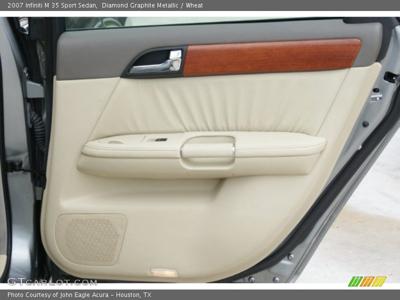 Diamond Graphite Metallic / Wheat 2007 Infiniti M 35 Sport Sedan