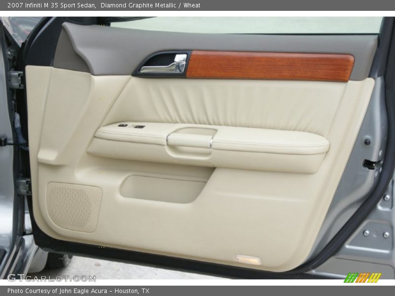 Diamond Graphite Metallic / Wheat 2007 Infiniti M 35 Sport Sedan