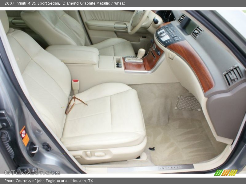 Diamond Graphite Metallic / Wheat 2007 Infiniti M 35 Sport Sedan