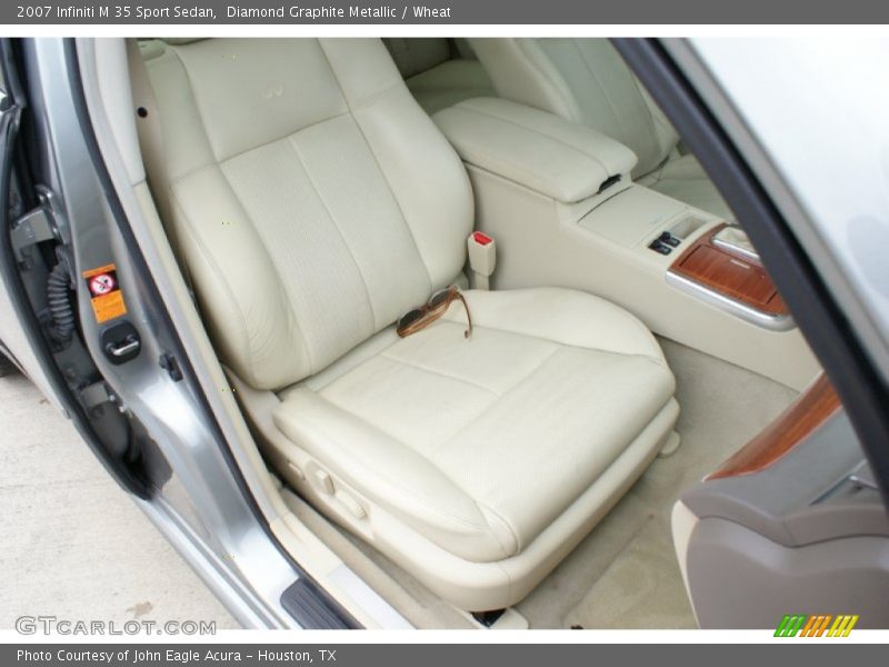 Diamond Graphite Metallic / Wheat 2007 Infiniti M 35 Sport Sedan