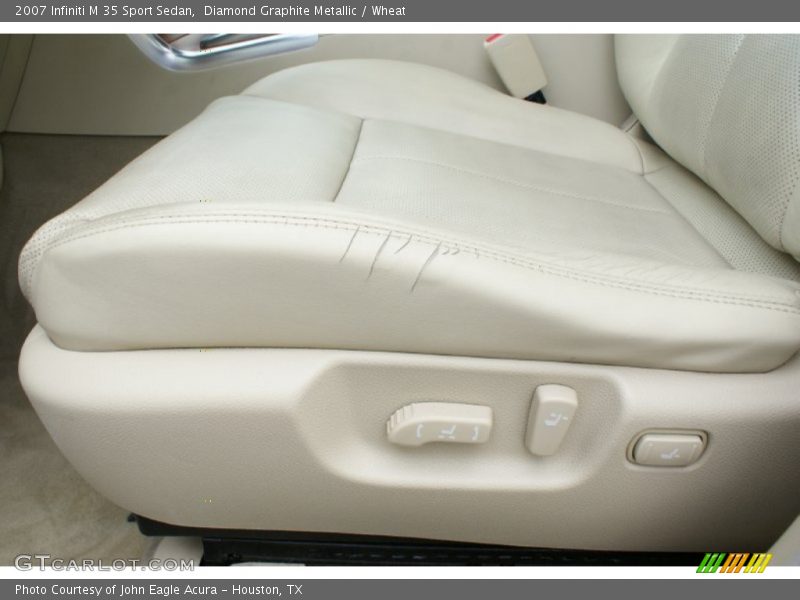 Diamond Graphite Metallic / Wheat 2007 Infiniti M 35 Sport Sedan