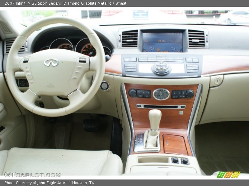 Diamond Graphite Metallic / Wheat 2007 Infiniti M 35 Sport Sedan