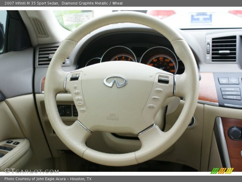 Diamond Graphite Metallic / Wheat 2007 Infiniti M 35 Sport Sedan