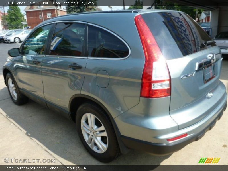 Opal Sage Metallic / Ivory 2011 Honda CR-V EX 4WD
