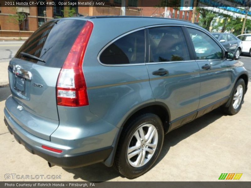 Opal Sage Metallic / Ivory 2011 Honda CR-V EX 4WD