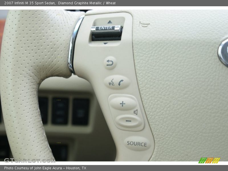 Diamond Graphite Metallic / Wheat 2007 Infiniti M 35 Sport Sedan
