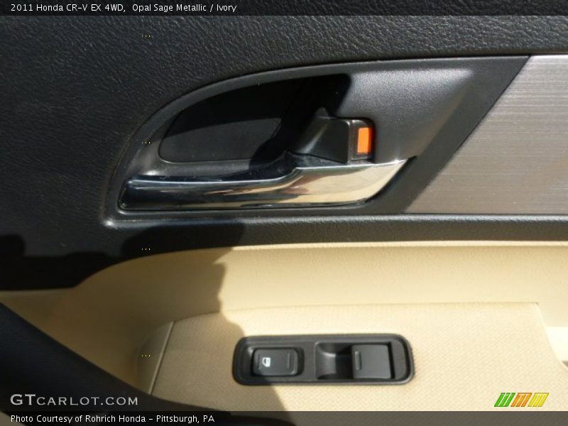 Opal Sage Metallic / Ivory 2011 Honda CR-V EX 4WD