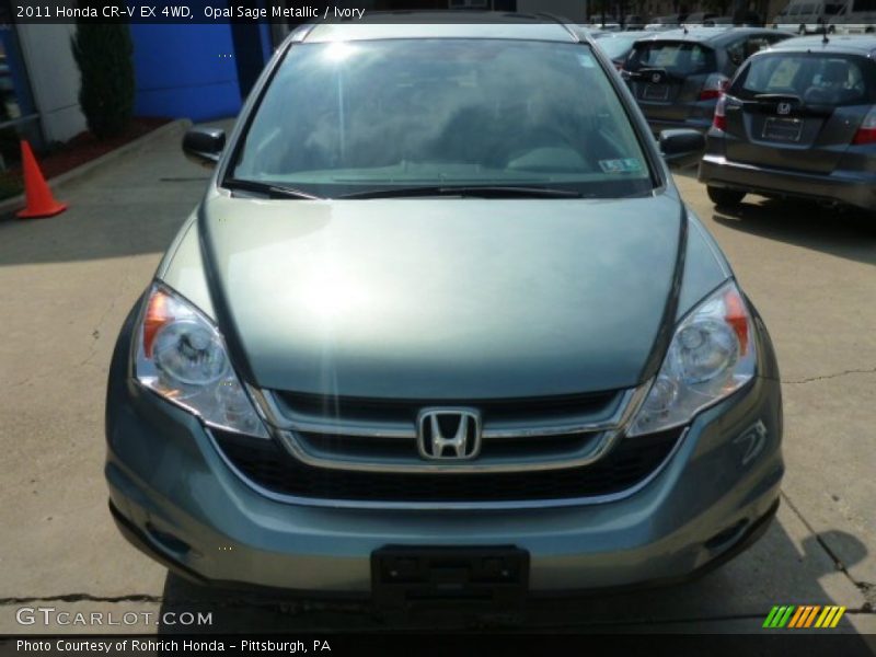 Opal Sage Metallic / Ivory 2011 Honda CR-V EX 4WD