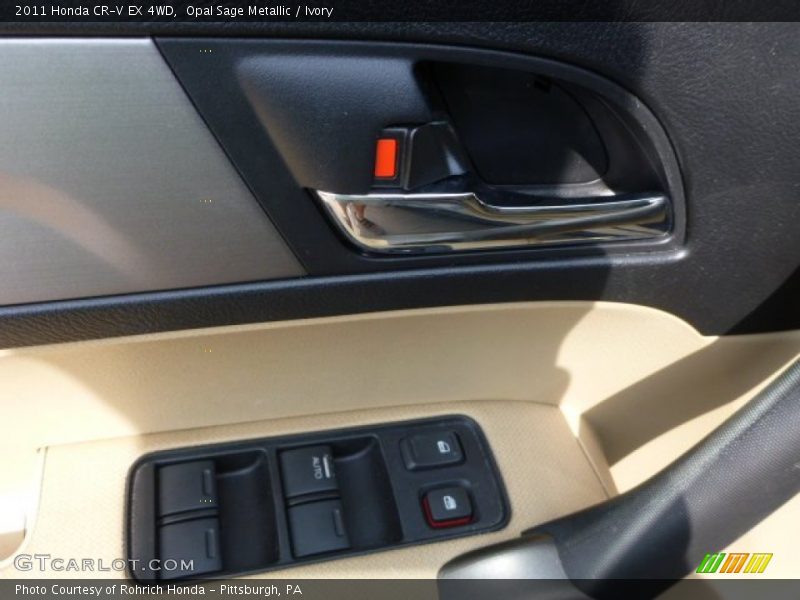 Opal Sage Metallic / Ivory 2011 Honda CR-V EX 4WD
