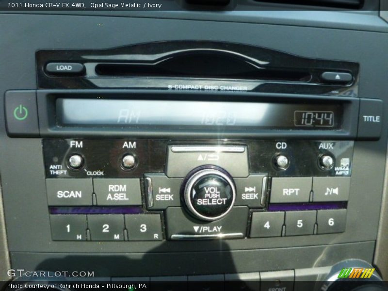 Opal Sage Metallic / Ivory 2011 Honda CR-V EX 4WD