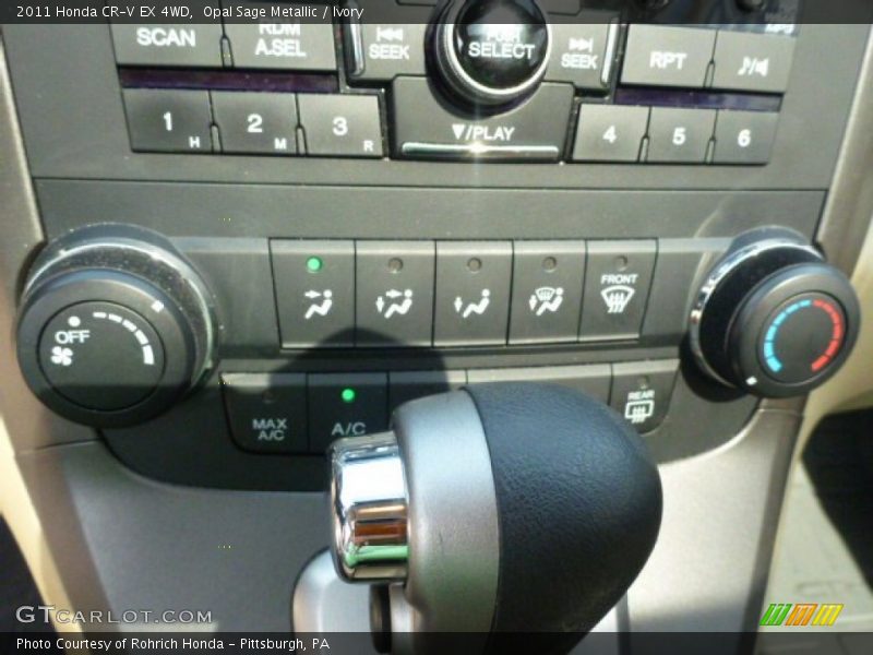 Opal Sage Metallic / Ivory 2011 Honda CR-V EX 4WD