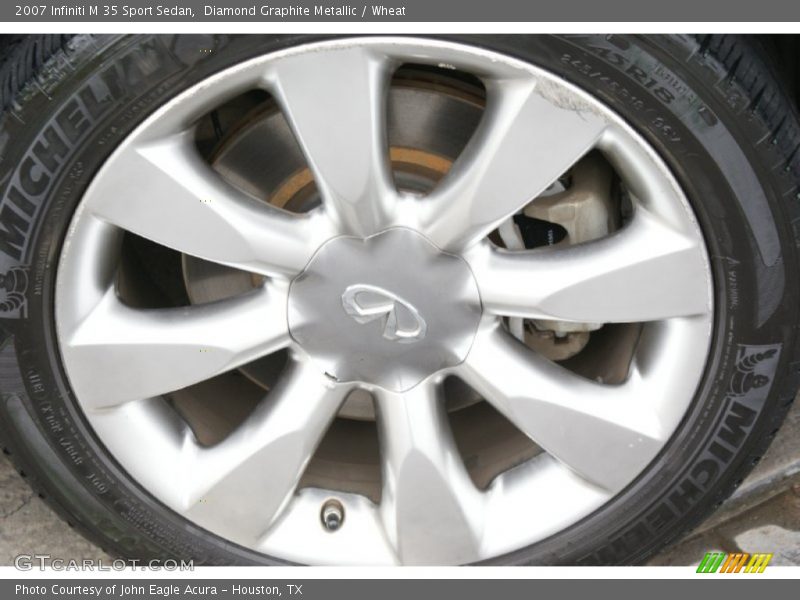 Diamond Graphite Metallic / Wheat 2007 Infiniti M 35 Sport Sedan