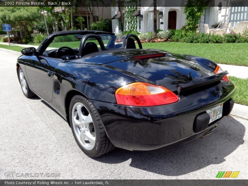 Black / Black 2002 Porsche Boxster