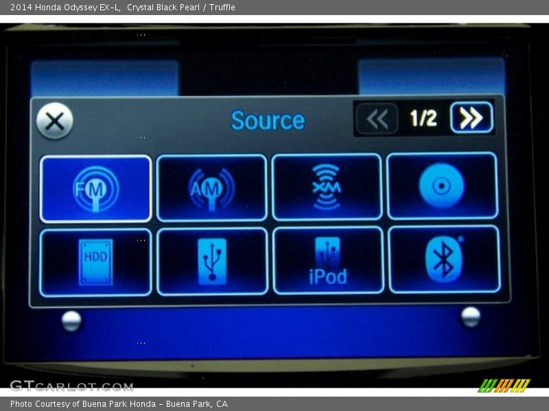 Crystal Black Pearl / Truffle 2014 Honda Odyssey EX-L