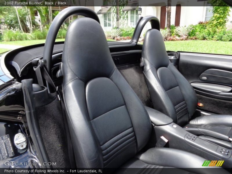 Front Seat of 2002 Boxster 