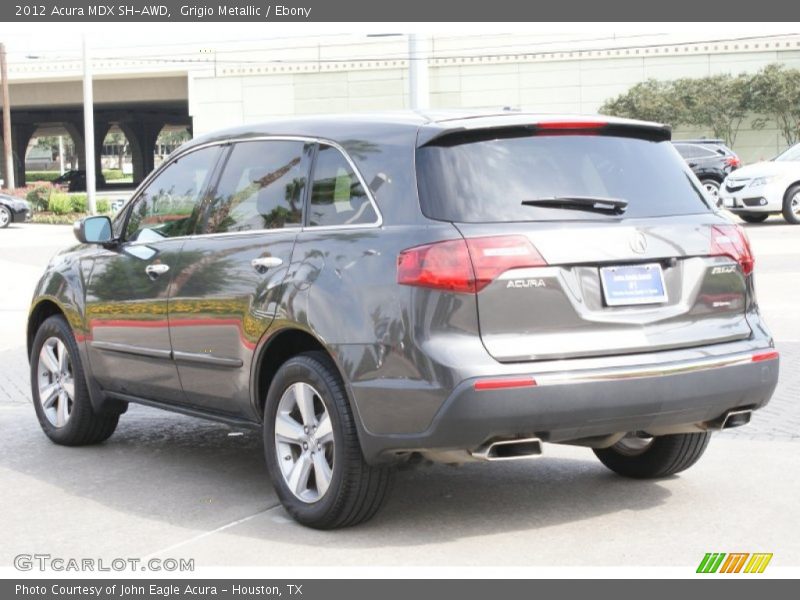 Grigio Metallic / Ebony 2012 Acura MDX SH-AWD