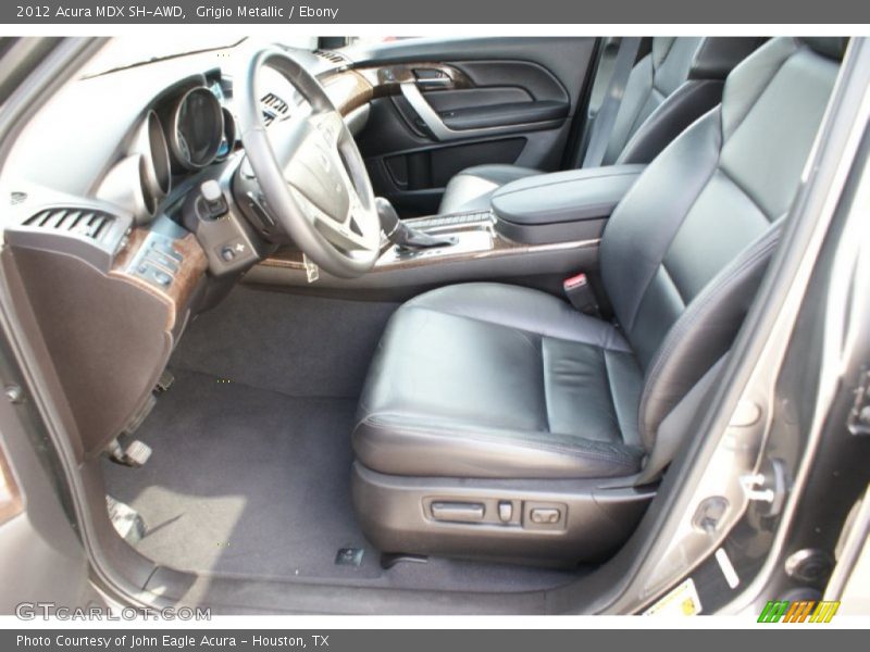 Grigio Metallic / Ebony 2012 Acura MDX SH-AWD