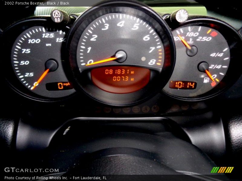  2002 Boxster   Gauges