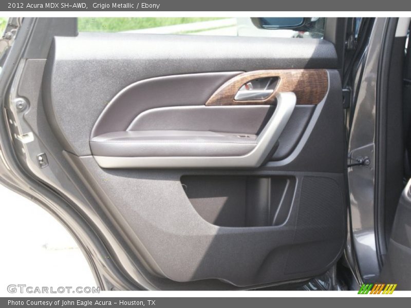 Grigio Metallic / Ebony 2012 Acura MDX SH-AWD