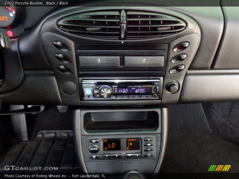 Controls of 2002 Boxster 