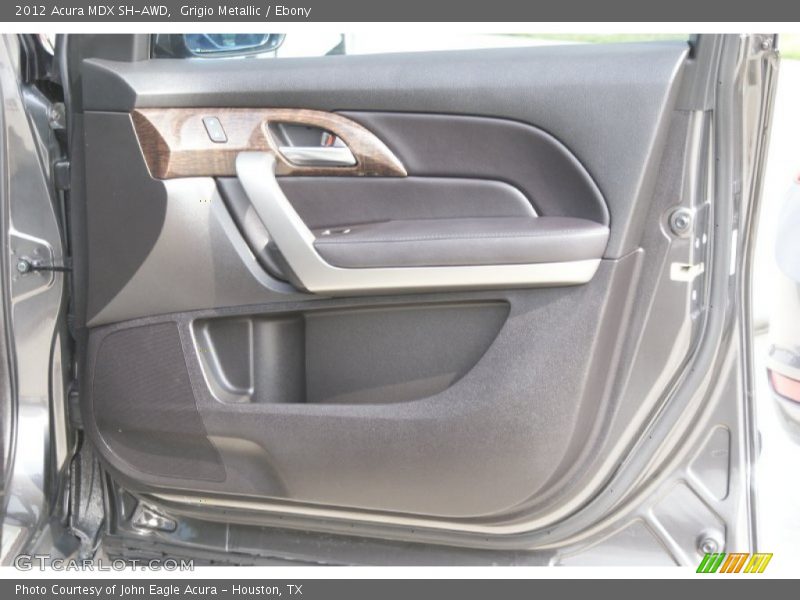 Grigio Metallic / Ebony 2012 Acura MDX SH-AWD