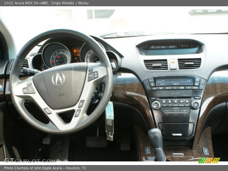 Grigio Metallic / Ebony 2012 Acura MDX SH-AWD