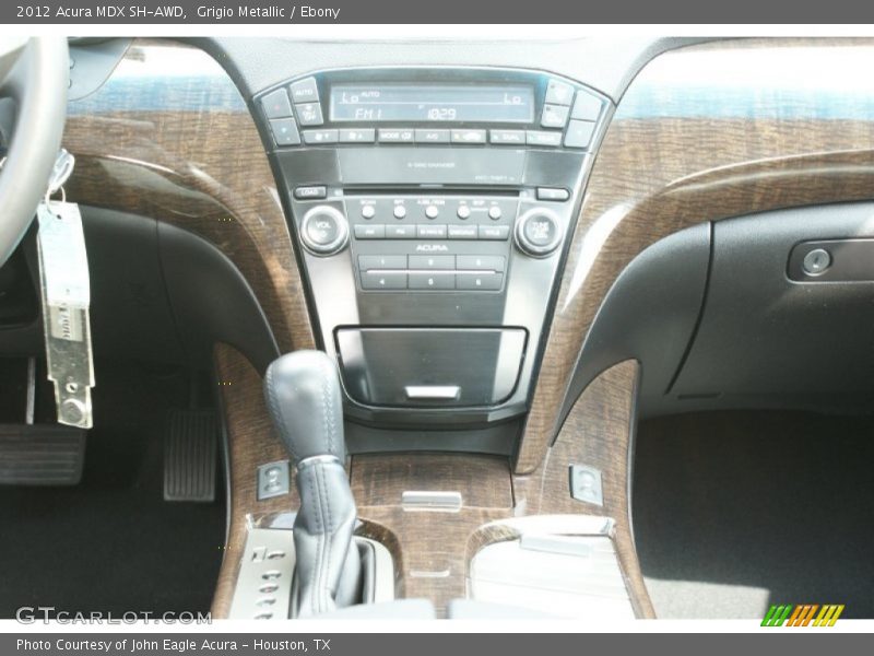 Grigio Metallic / Ebony 2012 Acura MDX SH-AWD