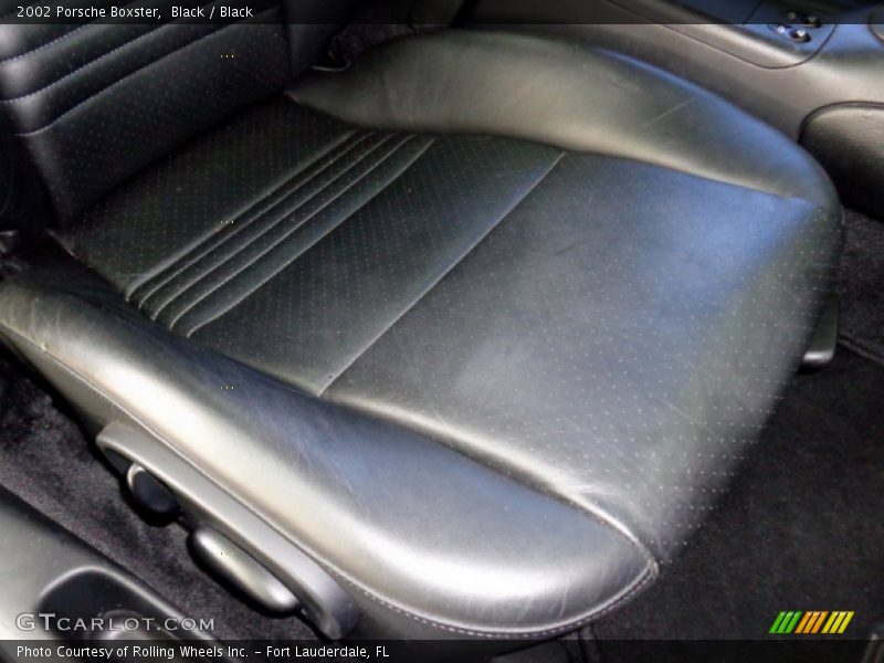 Black / Black 2002 Porsche Boxster