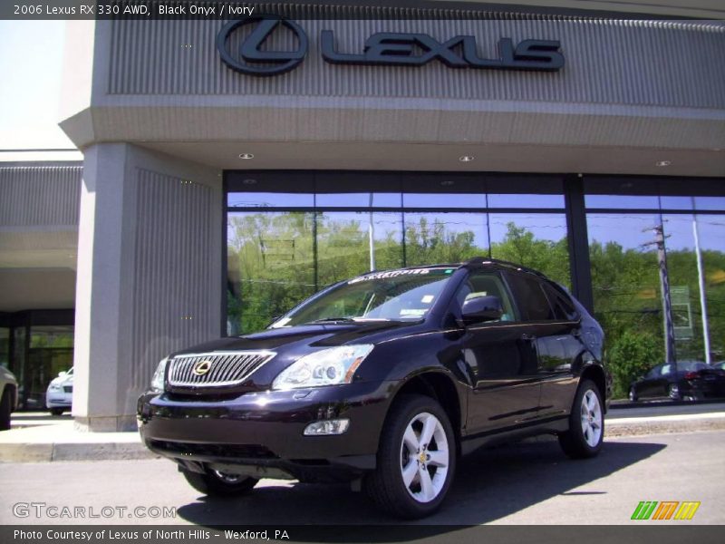 Black Onyx / Ivory 2006 Lexus RX 330 AWD