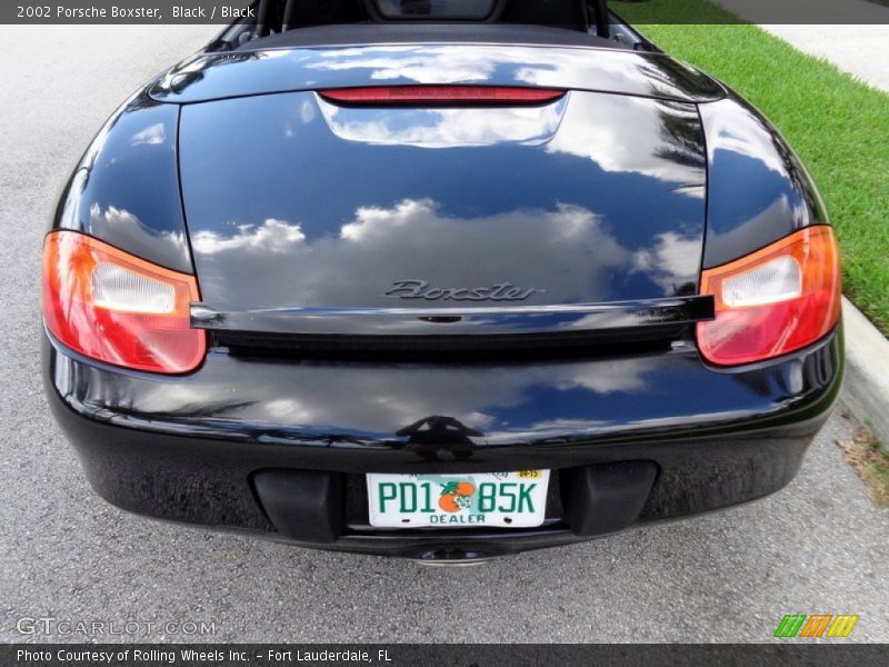 Black / Black 2002 Porsche Boxster