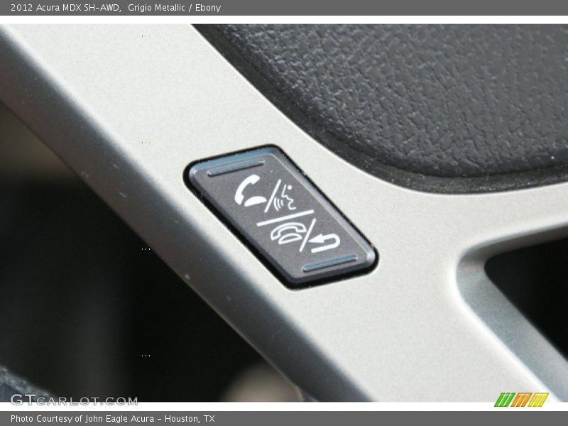 Grigio Metallic / Ebony 2012 Acura MDX SH-AWD