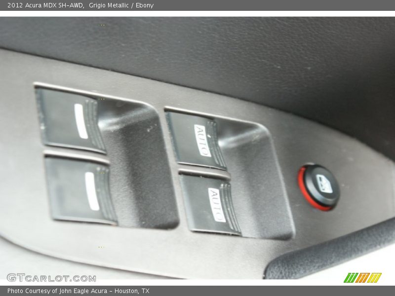 Grigio Metallic / Ebony 2012 Acura MDX SH-AWD