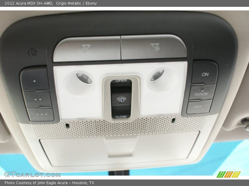 Grigio Metallic / Ebony 2012 Acura MDX SH-AWD