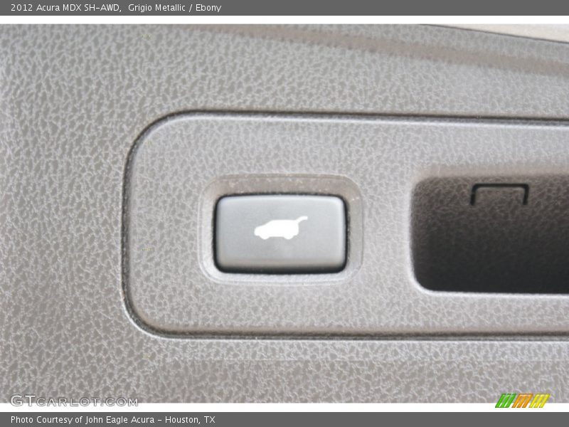 Grigio Metallic / Ebony 2012 Acura MDX SH-AWD