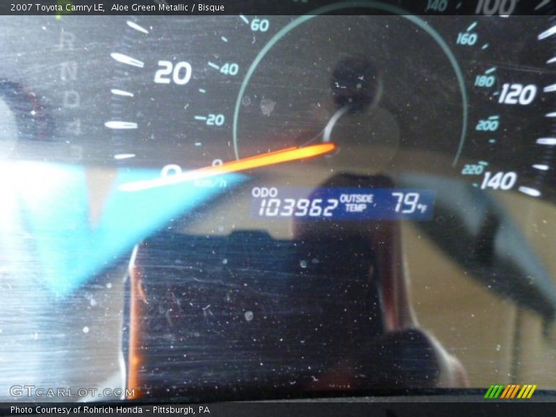 Aloe Green Metallic / Bisque 2007 Toyota Camry LE