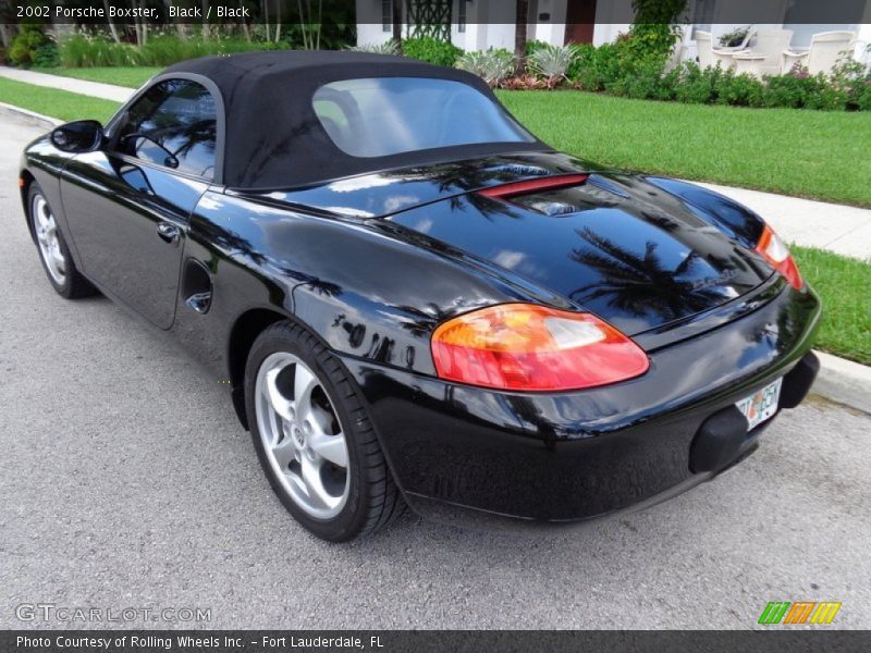 Black / Black 2002 Porsche Boxster