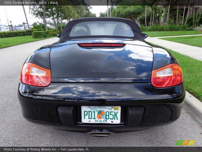 Black / Black 2002 Porsche Boxster