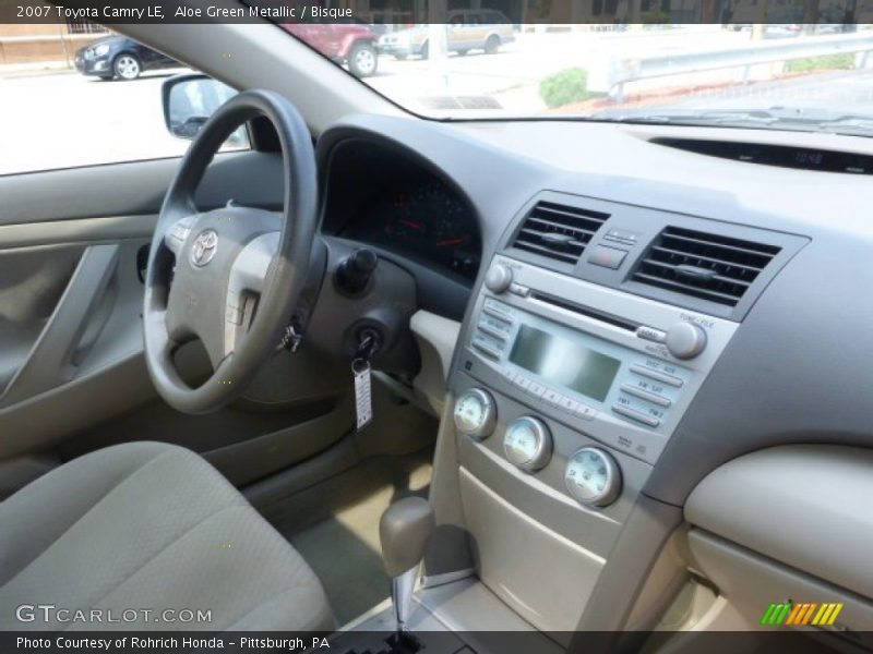 Aloe Green Metallic / Bisque 2007 Toyota Camry LE