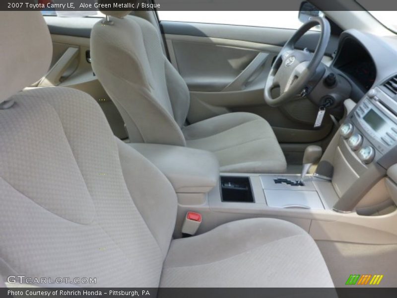 Aloe Green Metallic / Bisque 2007 Toyota Camry LE