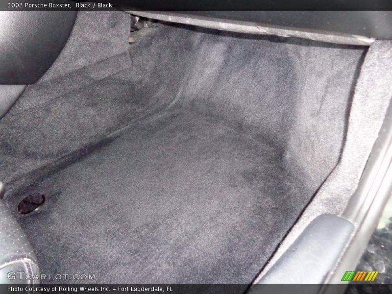 Black / Black 2002 Porsche Boxster